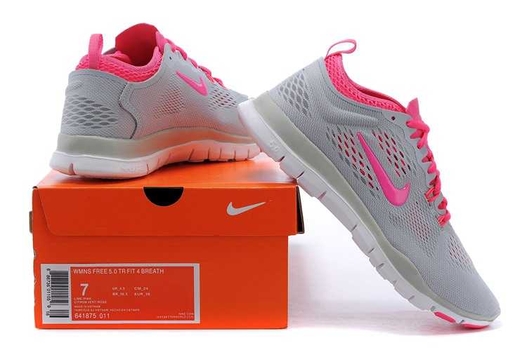 Nike Free 5.0 V2 femme concurrence des prix pas cher gris rose pas cher